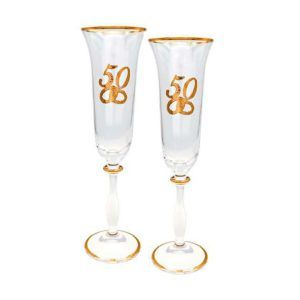 Juego 2 Copas de Cristal GA4252C 50ºAniversario
