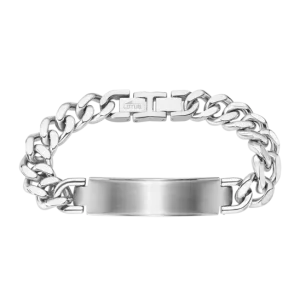 Pulsera Hombre Lotus Style LS1989-2/1 Barbada Con Chapa