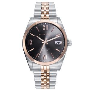 Reloj Viceroy De Hombre 42425-13 Ip Rosa/Gris
